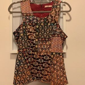 Under Skies Peplum Top